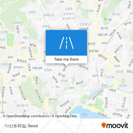 다산로42길 map