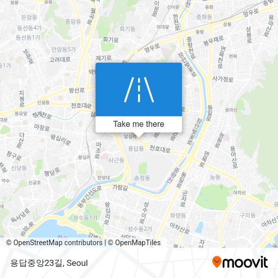 용답중앙23길 map
