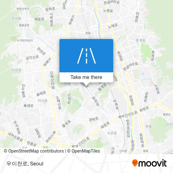 우이천로 map