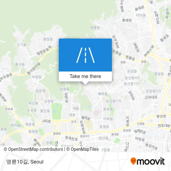 명륜10길 map