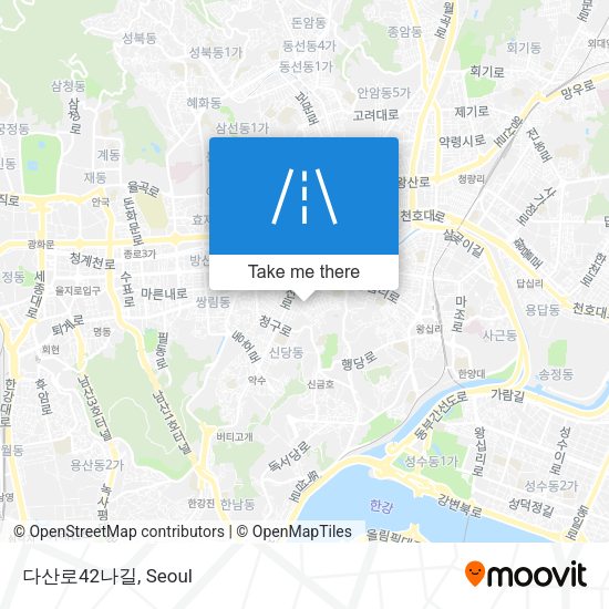 다산로42나길 map