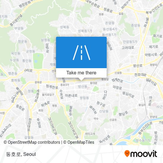 동호로 map
