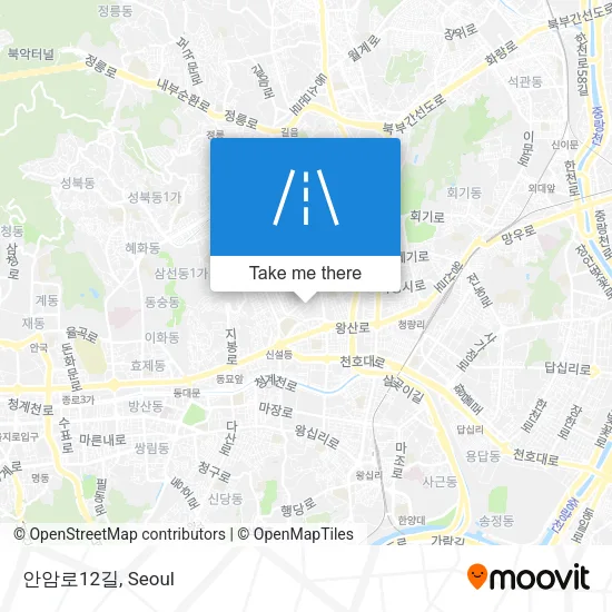 안암로12길 map