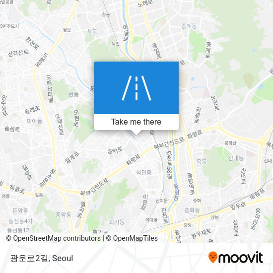 광운로2길 map