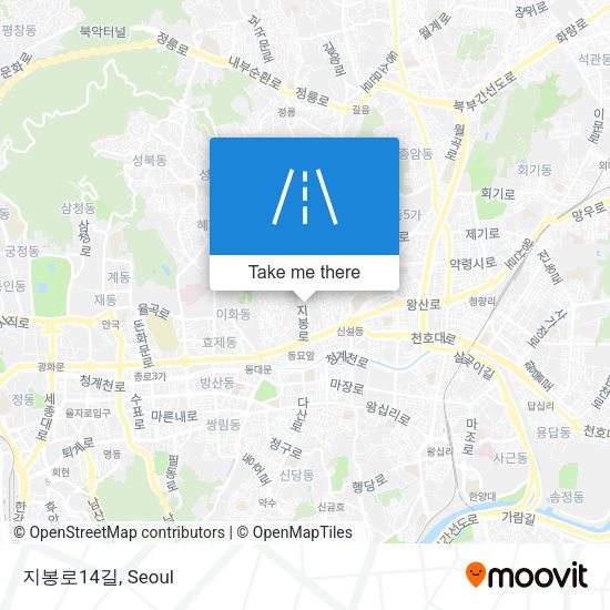 지봉로14길 map