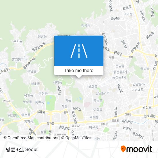 명륜9길 map