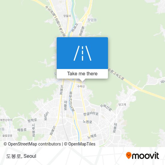도봉로 map