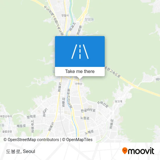 도봉로 map