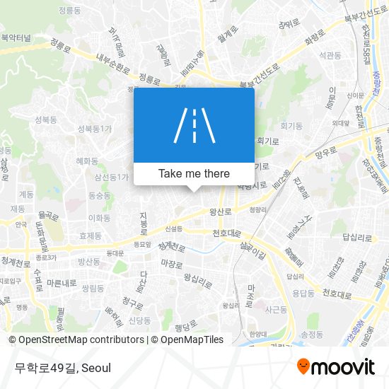 무학로49길 map