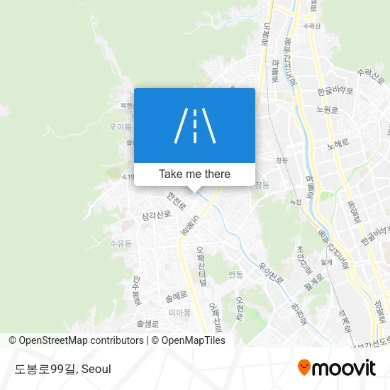 도봉로99길 map