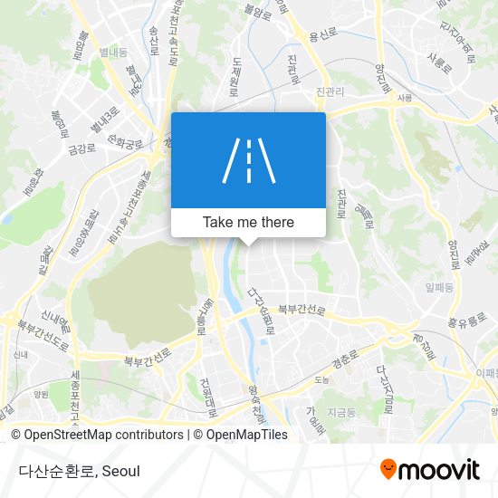 다산순환로 map