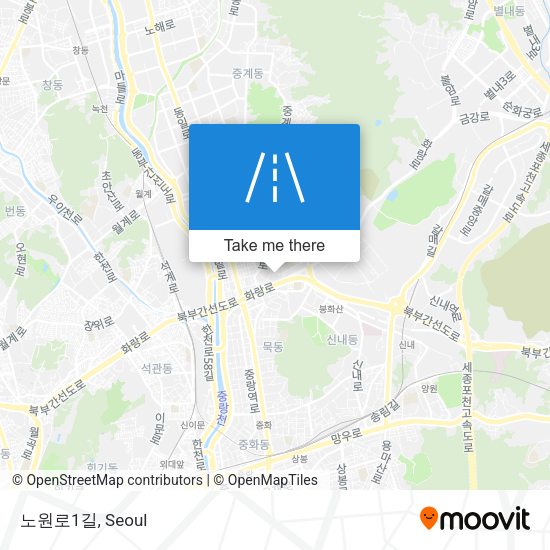 노원로1길 map