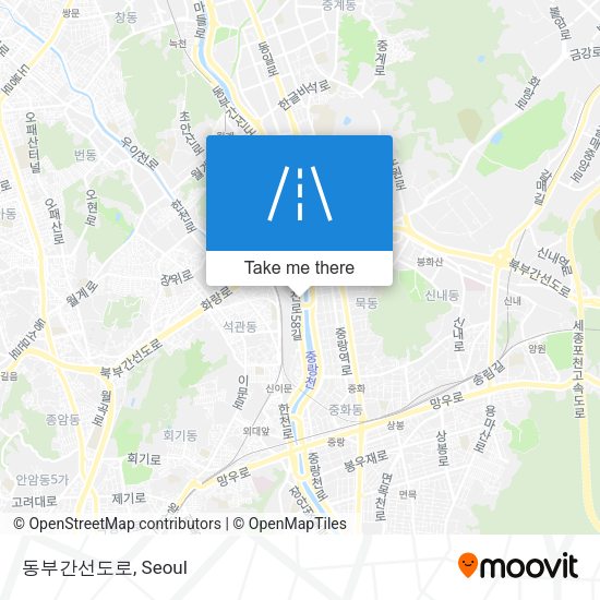 동부간선도로 map