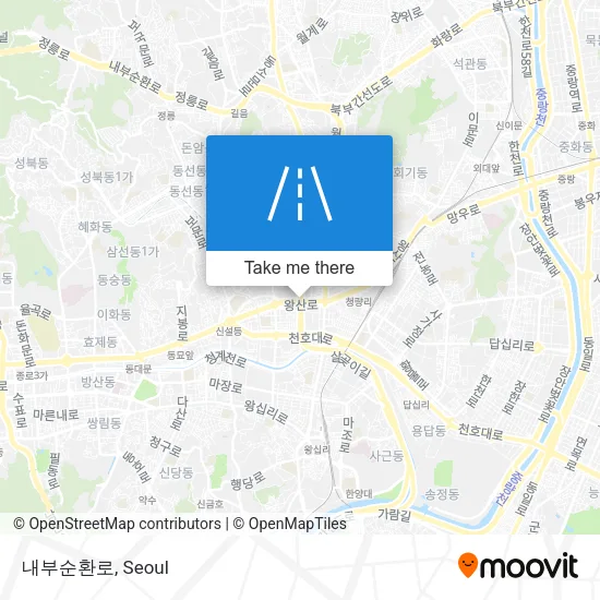 내부순환로 map