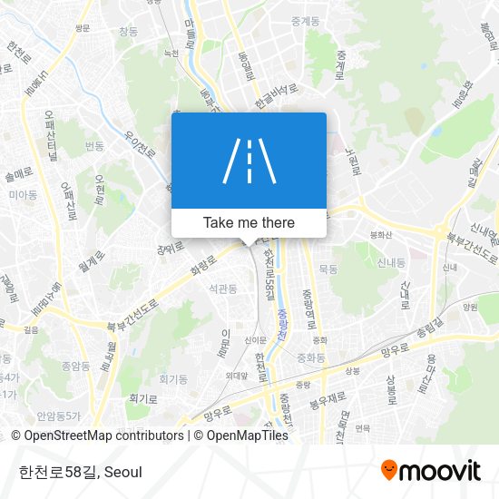 한천로58길 map