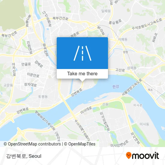 강변북로 map