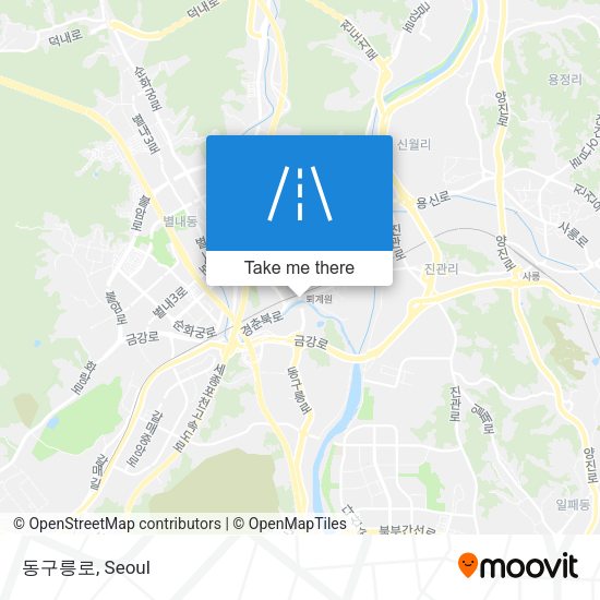 동구릉로 map