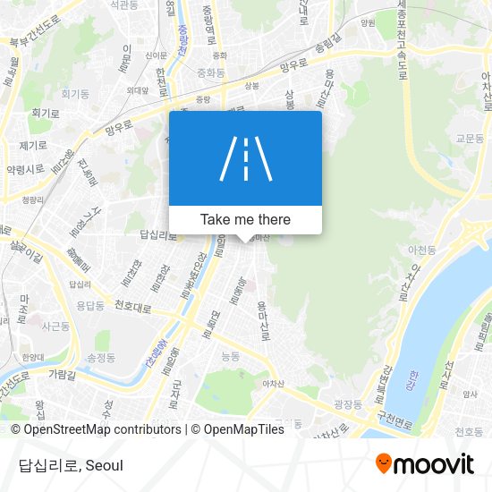 답십리로 map