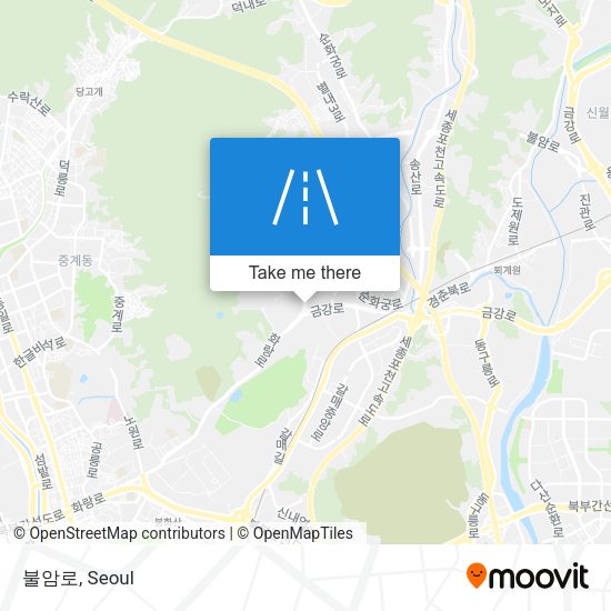 불암로 map