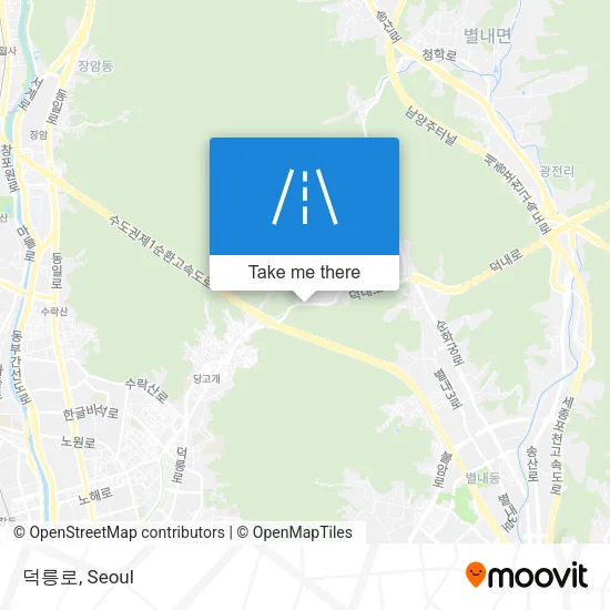 덕릉로 map
