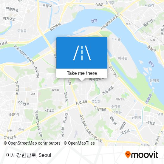 미사강변남로 map