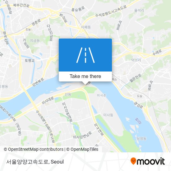 서울양양고속도로 map