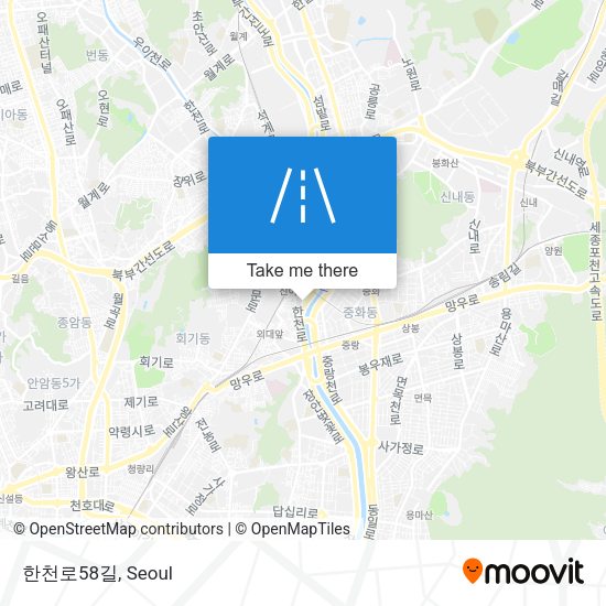 한천로58길 map