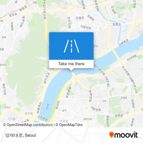 양재대로 map