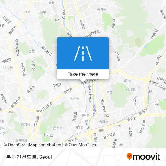 북부간선도로 map