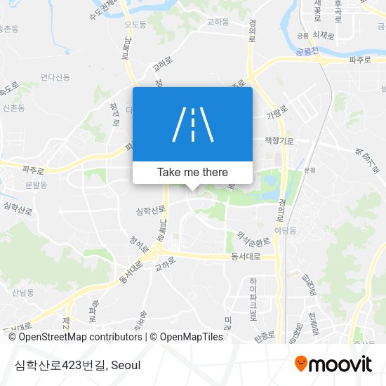 심학산로423번길 map