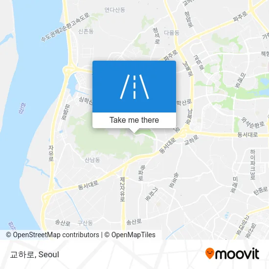 교하로 map