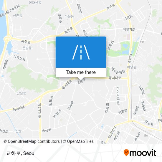 교하로 map