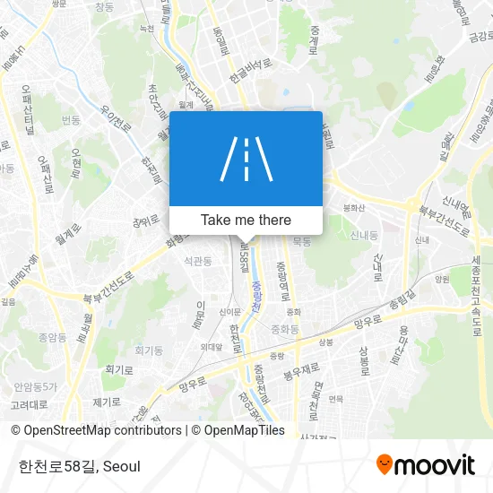 한천로58길 map