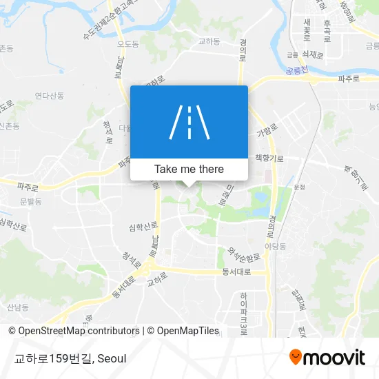 교하로159번길 map