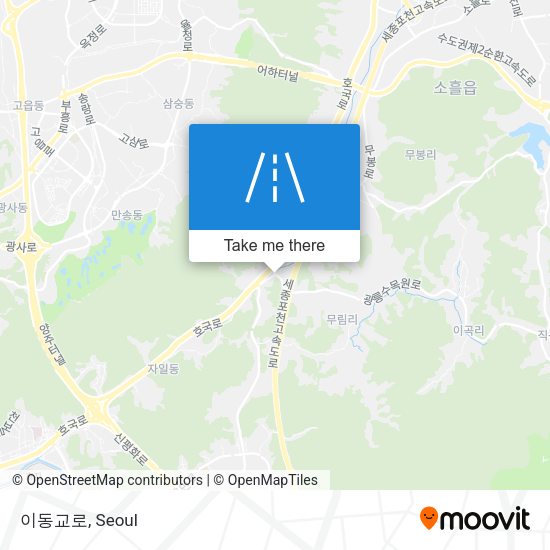 이동교로 map