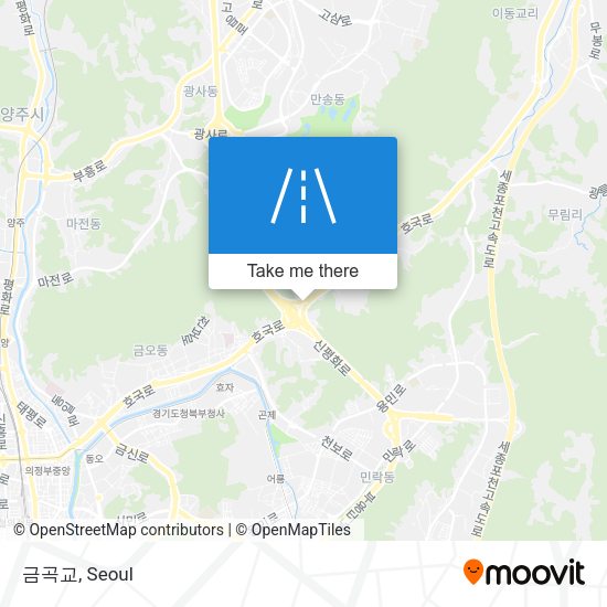 금곡교 map