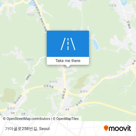 가마골로258번길 map