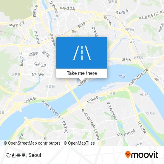 강변북로 map