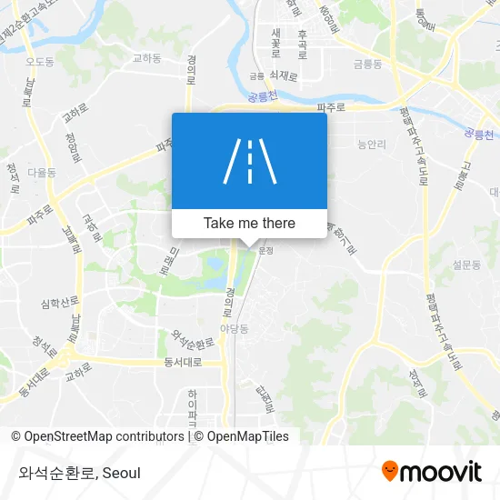 와석순환로 map