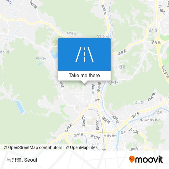 녹양로 map
