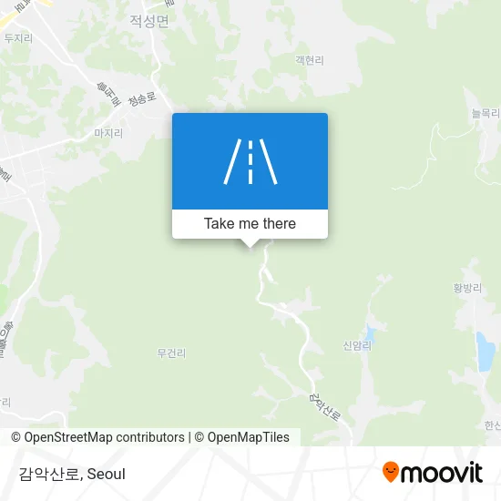 감악산로 map