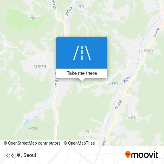 청신로 map