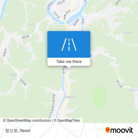 청신로 map