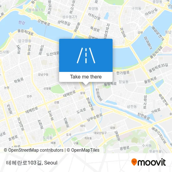 테헤란로103길 map