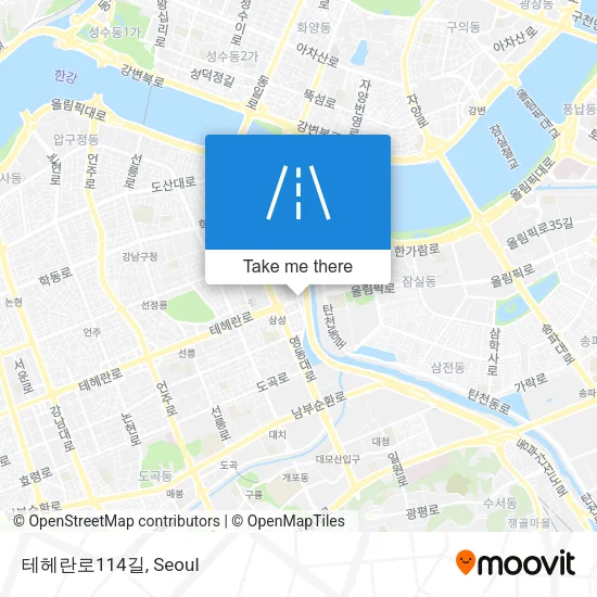 테헤란로114길 map