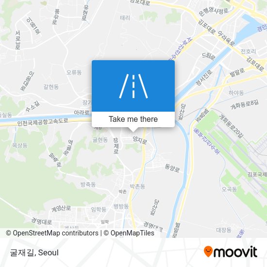 굴재길 map