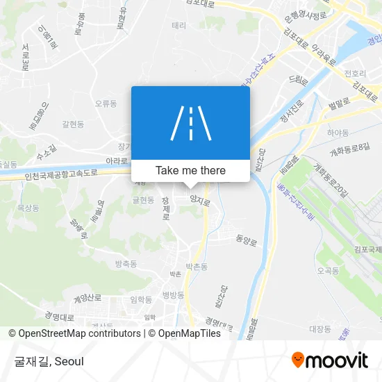 굴재길 map