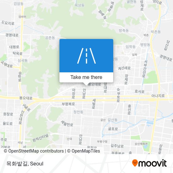 목화밭길 map