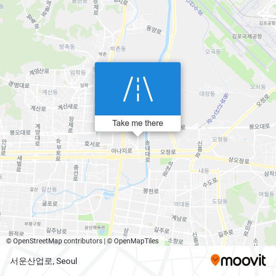 서운산업로 map