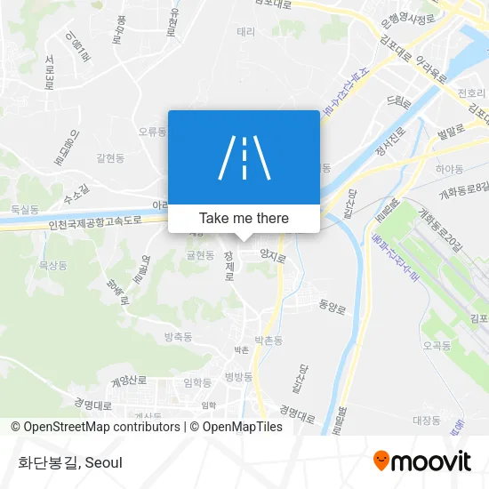 화단봉길 map